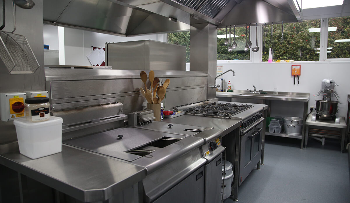 silver kitchen